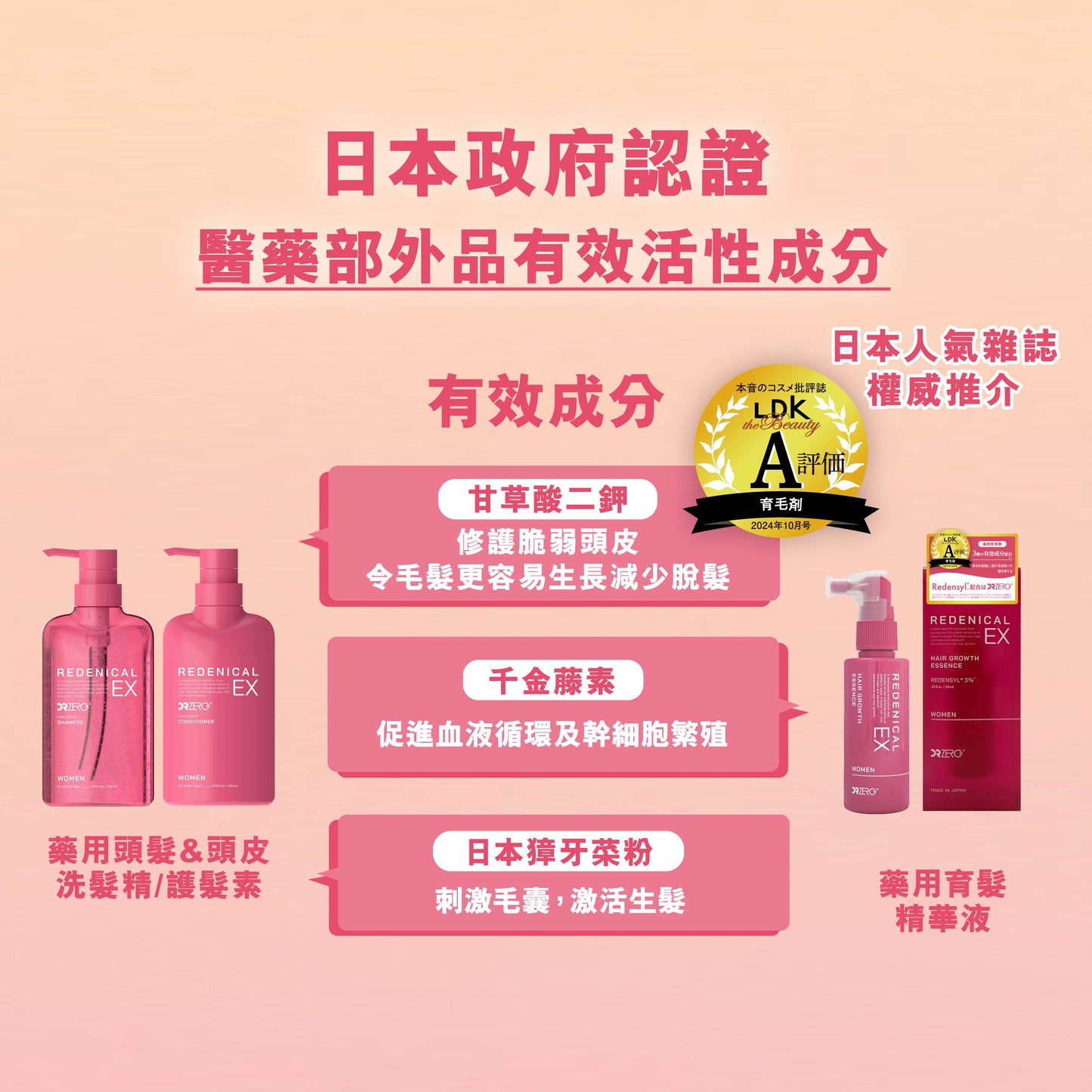 DR ZERO 根源賦能EX女士洗護+精華套裝