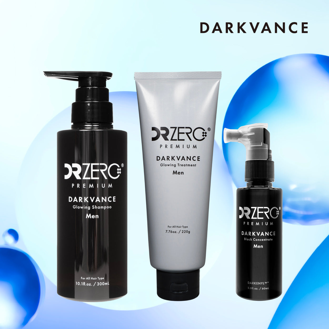 DR ZERO 黑髮再生防脫男士洗護套裝