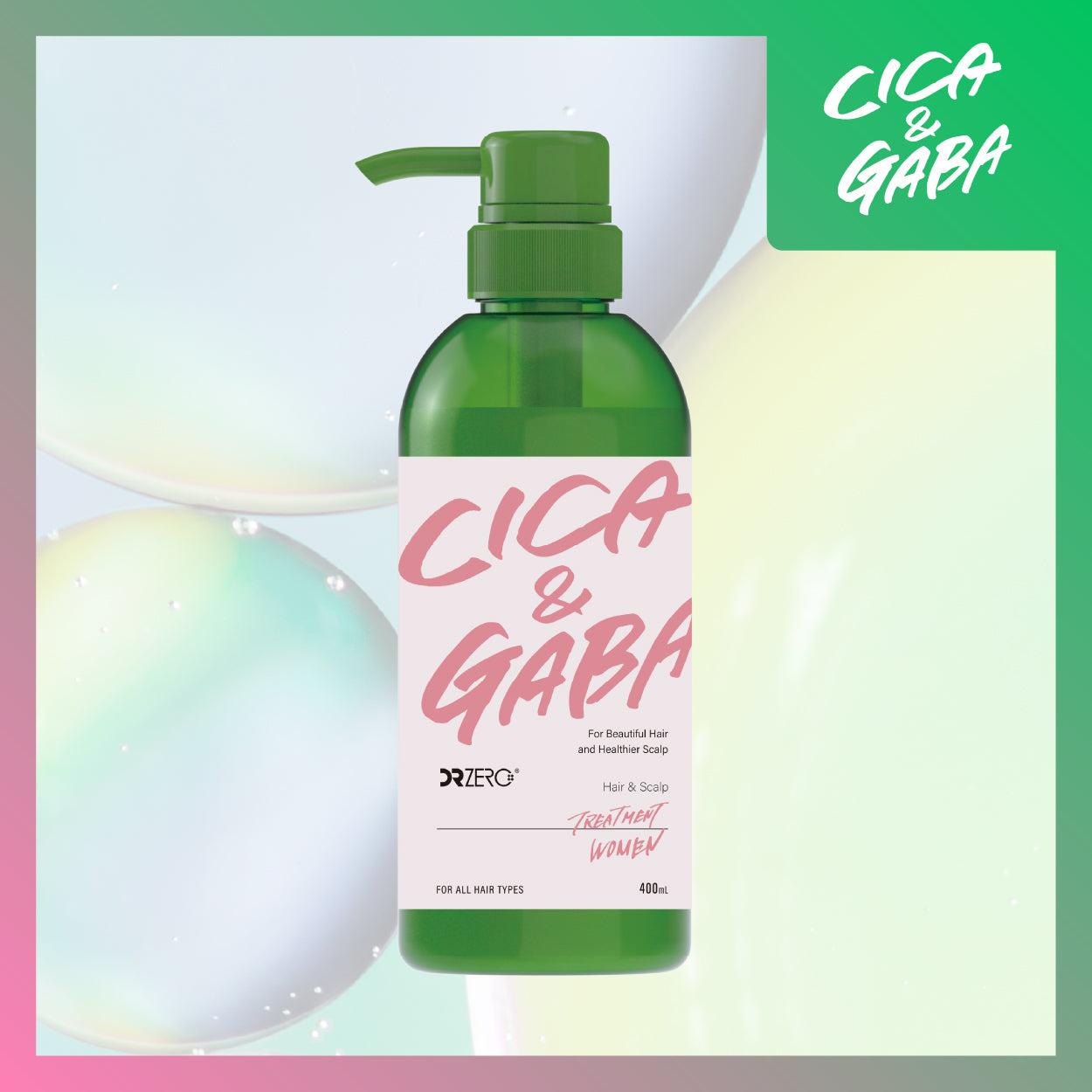 DR ZERO CICA&GABA 女士護髮素